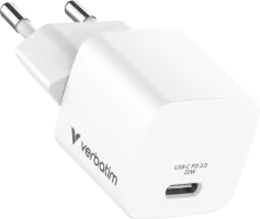 Photo de Verbatim GaN USB-C 20W Blanc