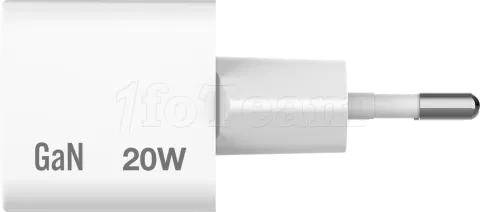 Photo de Mini chargeur secteur Verbatim GaN USB-C 20W (Blanc)