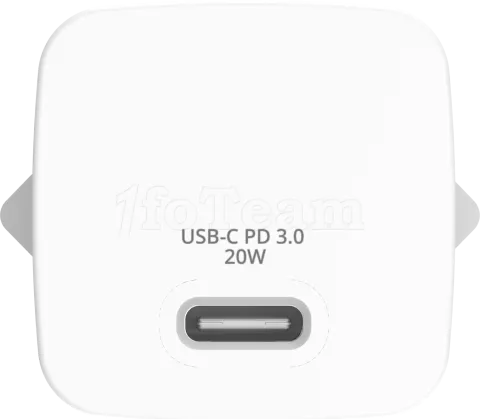 Photo de Mini chargeur secteur Verbatim GaN USB-C 20W (Blanc)