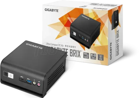 Photo de Mini PC Gigabyte Brix GB-BMPD-6005 Intel N6005 (FreeDOS) (Noir)