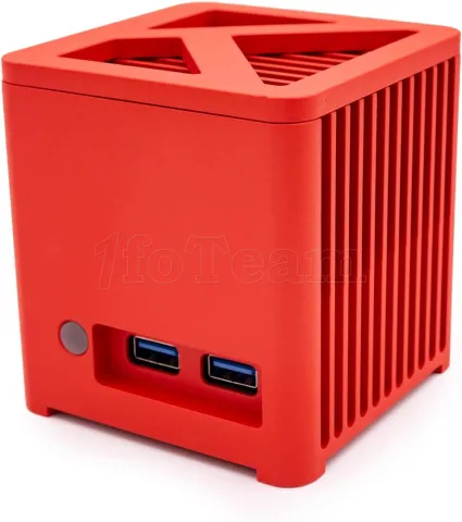 Photo de Mini PC Kubb Mini - Intel N150 256Go (Rouge) Win11 Pro