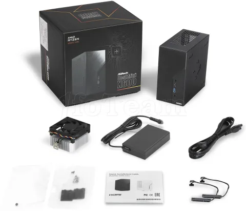 Photo de Mini PC/Barebone ASRock DeskMini X600 (Noir)