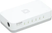 Photo de Mini Switch réseau Fast Ethernet D-Link GO-SW-5E - 5 ports (Blanc)
