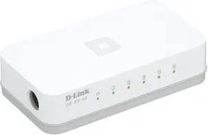 Photo de Mini Switch réseau Fast Ethernet D-Link GO-SW-5E - 5 ports (Blanc)