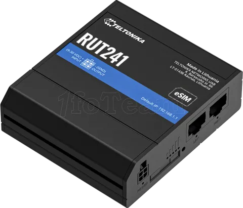 Photo de Modem Routeur industriel Wifi 4G Teltonika RUT241 (Noir)