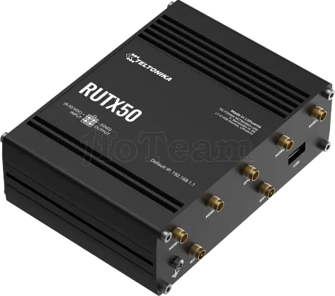 Photo de Modem Routeur industriel Wifi Dual eSIM 5G Teltonika RUTX50 (Noir)