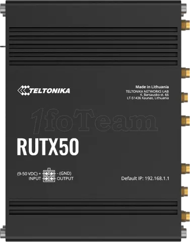 Photo de Modem Routeur industriel Wifi Dual eSIM 5G Teltonika RUTX50 (Noir)