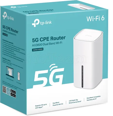 Photo de Modem Routeur WiFi 5G TP-Link NX600 (AX3600)