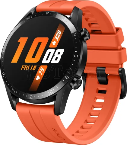 Photo de Montre connectée Huawei Watch GT2 (Noir/Orange)