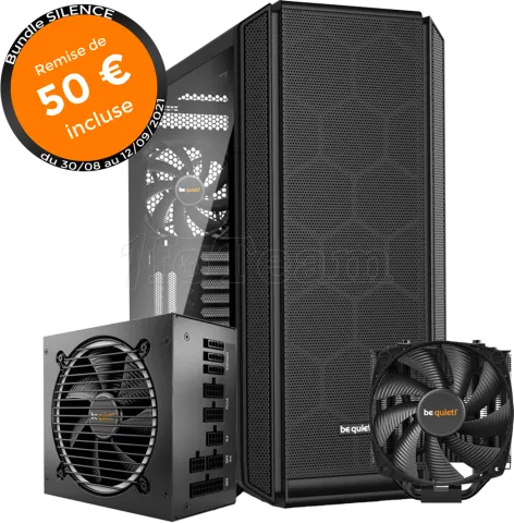 Photo de Offre be quiet! Boitier + Alimentation + Ventirad "NO NOISE WEEKS"
