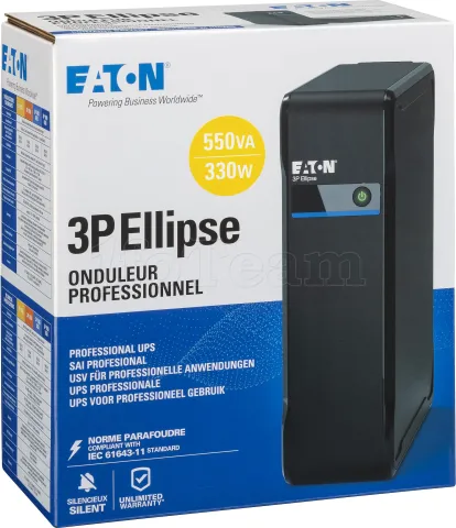 Photo de Onduleur Eaton 3P Ellipse - 550VA (Prises IEC 13)