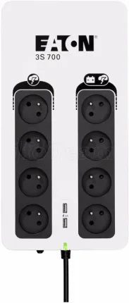 Photo de Onduleur Eaton 3S Gen 2 FR - 700VA (Blanc/Noir)