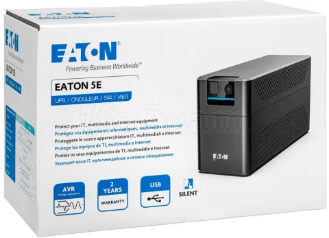 Photo de Onduleur Eaton 5E Gen2 USB - 900VA (Prise Fr)