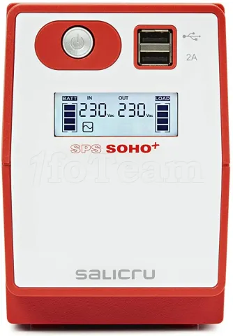 Photo de Onduleur Salicru SPS 650 Soho+ 650VA (Prise IEC C13)