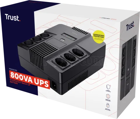 Photo de Onduleur Trust Maxxon - 800VA (Prise FR)