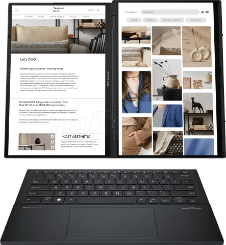 Photo de Ordinateur Portable Asus ZenBook Duo OLED UX8406CA-ISCQL302X (14") Win11 Pro