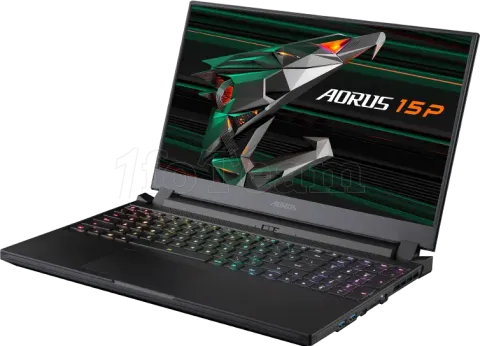 Photo de Ordinateur Portable Gigabyte Aorus 15P  KD-72FR224SO (15,6") (Noir)