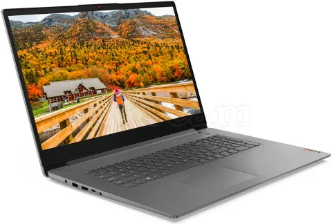 Photo de Ordinateur Portable Lenovo Ideapad 3 17ADA6 82KS001SFR (17.3") (Gris)