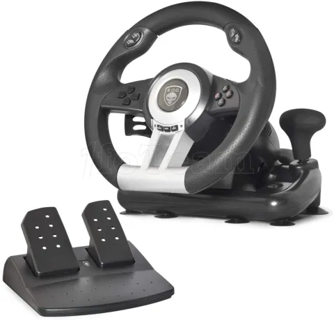 Photo de Pack 2 en 1 (Volant/Pédalier) Spirit of Gamer Race Pro Wheel (Noir) -- Id : 170078