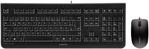 Photo de Pack 2en1 (Clavier/Souris) Cherry DC-2000 (Noir)