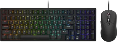 Photo de Pack 2en1 (Clavier/Souris) Cougar Combat S RGB (Noir)