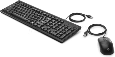 Photo de Pack 2en1 (Clavier/Souris) HP Pavilion 160 (Noir)