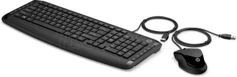 Photo de Pack 2en1 (Clavier/Souris) HP Pavilion 200 (Noir)