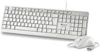 Photo de Pack 2en1 (Clavier/Souris) NGS Cocoa (Blanc)