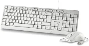 Photo de Pack 2en1 (Clavier/Souris) NGS Cocoa (Blanc)