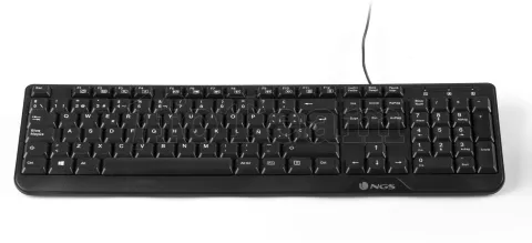 Photo de Pack 2en1 (Clavier/Souris) NGS Cocoa (Noir)