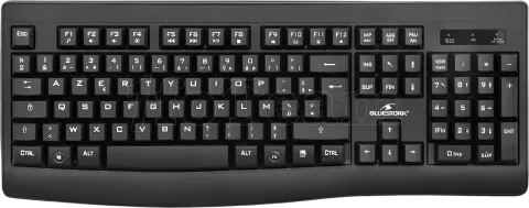 Photo de Pack 2en1 (Clavier/Souris) sans fil Bluestork Office WL (Noir)
