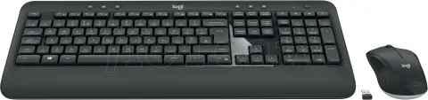 Photo de Pack 2en1 (Clavier/Souris) sans fil Logitech Advanced Wireless Combo MK540 (Noir)