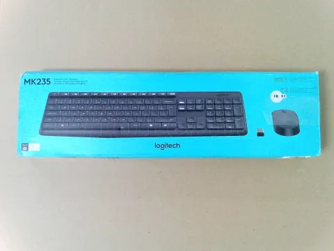 Photo de Pack 2en1 (Clavier/Souris) sans fil Logitech MK235 (Noir) - SN 2532MR71V2T9 - ID 223088