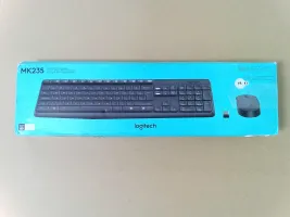 Photo de Pack 2en1 (Clavier/Souris) sans fil Logitech MK235 (Noir) - SN 2532MR71V2T9 - ID 223088