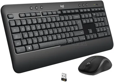 Photo de Pack 2en1 (Clavier/Souris) sans fil Logitech MK540 Advanced (Noir) QWERTY