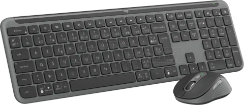 Photo de Pack 2en1 (Clavier/Souris) sans fil Logitech MK950 for Business (Gris)
