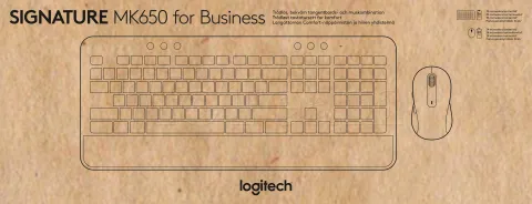 Photo de Pack 2en1 (Clavier/Souris) sans fil Logitech Signature MK650 for Business (Blanc)