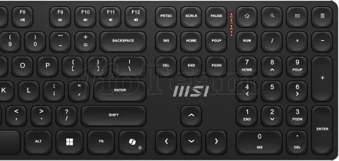 Photo de Pack 2en1 (Clavier/Souris) sans fil MSI Forge K210 Wireless Combo (Noir)