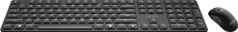 Photo de Pack 2en1 (Clavier/Souris) sans fil MSI Forge K210 Wireless Combo (Noir)