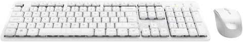 Photo de Pack 2en1 (Clavier/Souris) sans fil Trust Ody II (Blanc)