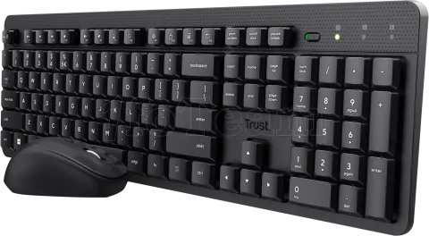 Photo de Pack 2en1 (Clavier/Souris) sans fil Trust Ody II (Noir)