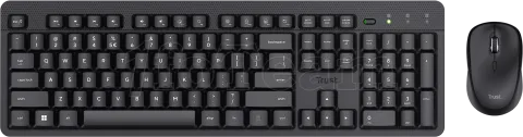 Photo de Pack 2en1 (Clavier/Souris) sans fil Trust Ody II (Noir)