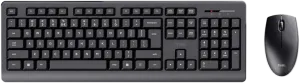Photo de Pack 2en1 (Clavier/Souris) sans fil Trust Primo (Noir)