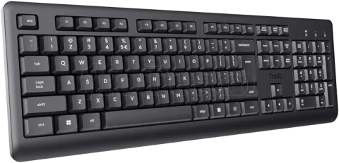 Photo de Pack 2en1 (Clavier/Souris) sans fil Trust Primo (Noir)