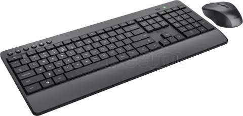 Photo de Pack 2en1 (Clavier/Souris) sans fil Trust Trezo (Noir)