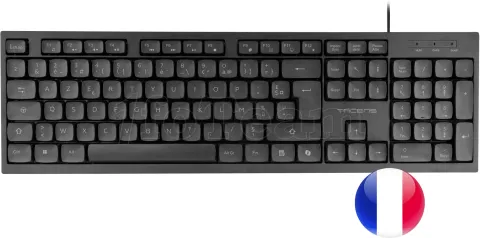 Photo de Pack 2en1 (Clavier/Souris) Tacens ACP02 (Noir)