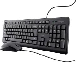 Photo de Pack 2en1 (Clavier/Souris) Trust TKM-250 (Noir)