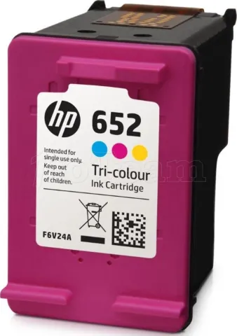 Photo de Pack 3 Cartouches d'encre HP 652 (Cyan, Magenta, Jaune)