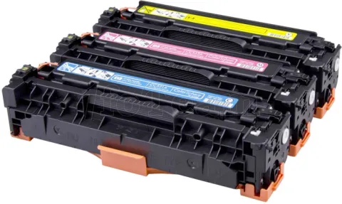 Photo de Pack 3 Toners HP 304A (CF372AM) - 2800 pages (3 couleurs)