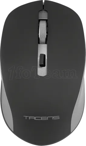 Photo de Pack 3en1 (Clavier/Souris/Tapis) Tacens Zenith (Noir/Argent)